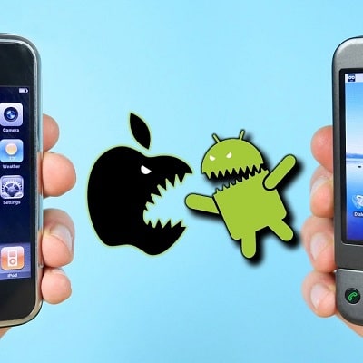 iPhone and Android