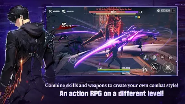 Mobile RPG battle