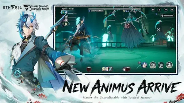 Etheria gameplay screen